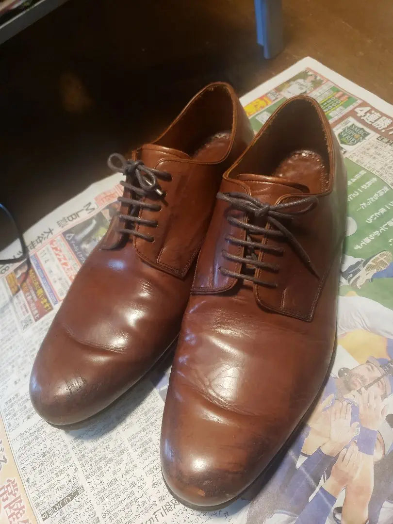 Weekend limited sale Number nine 01AW Standard season Leather shoes