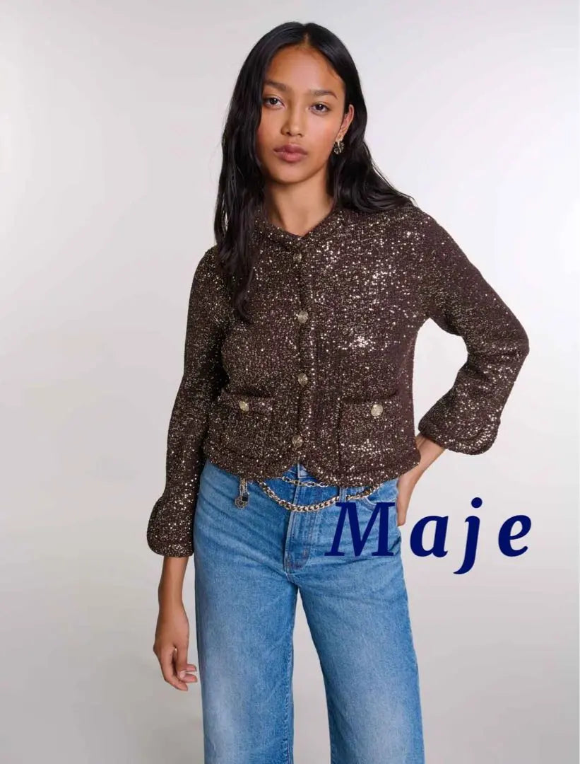 ❤️Popular new new maje margent collar jacket 3 colors