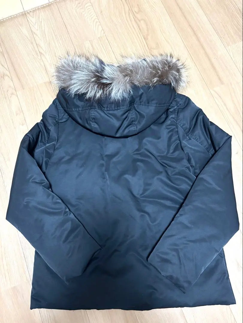 Chaqueta de plumas KUMIKYOKU negra talla 2 ((M) Fox Far