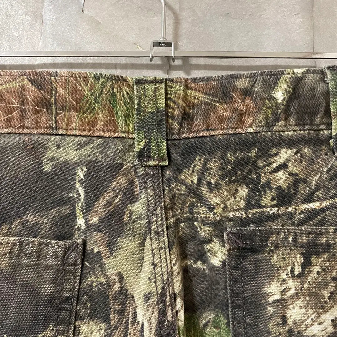 Pantalones de trabajo militar Carhartt con estampado de camuflaje de árbol real, raros