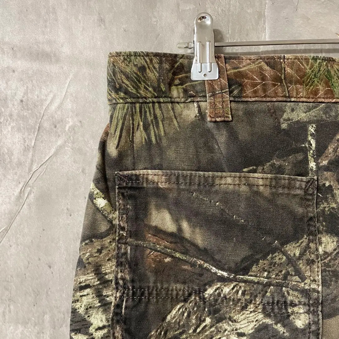 Pantalones de trabajo militar Carhartt con estampado de camuflaje de árbol real, raros