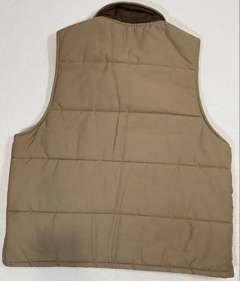 Made in the USA NELSON padded vest, beige, sizes M to L, Nelson retro