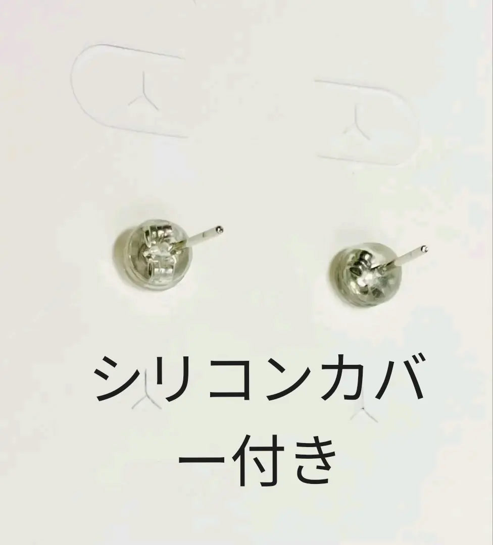 Handmade natural stone sapphire earrings No. 3