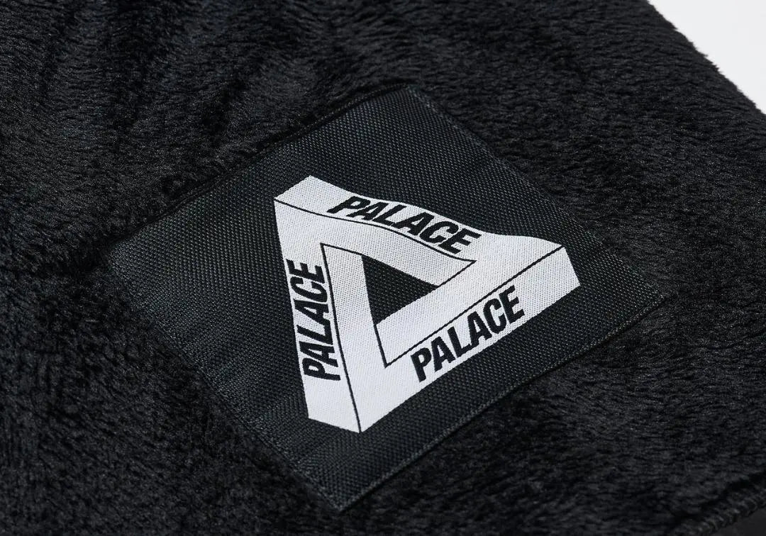 23FW PALACE TECH FLEECE FUNNEL M Black Fleece