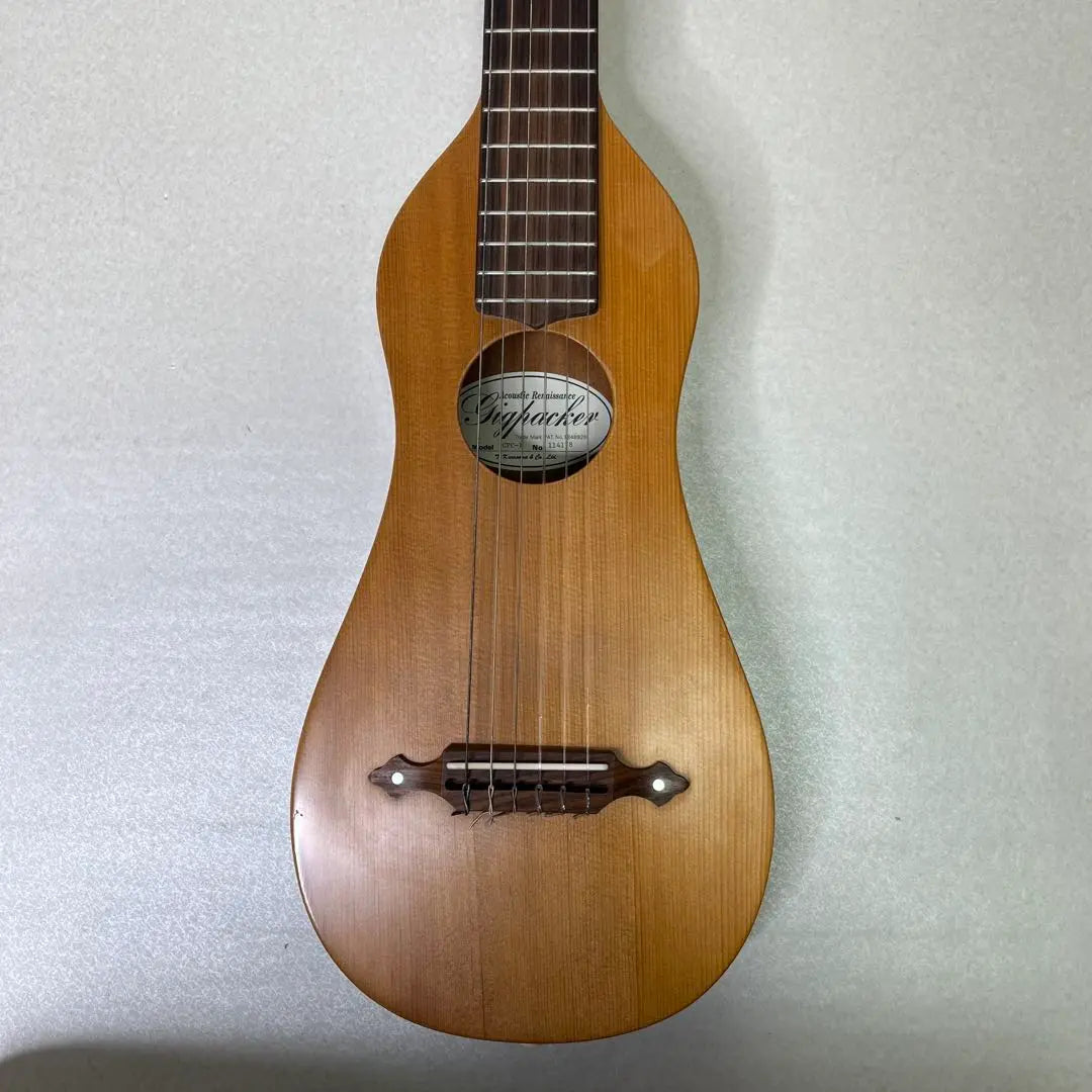 Guitarra de tripa Gigpacker GPC-1, guitarra de tablero totalmente sólido