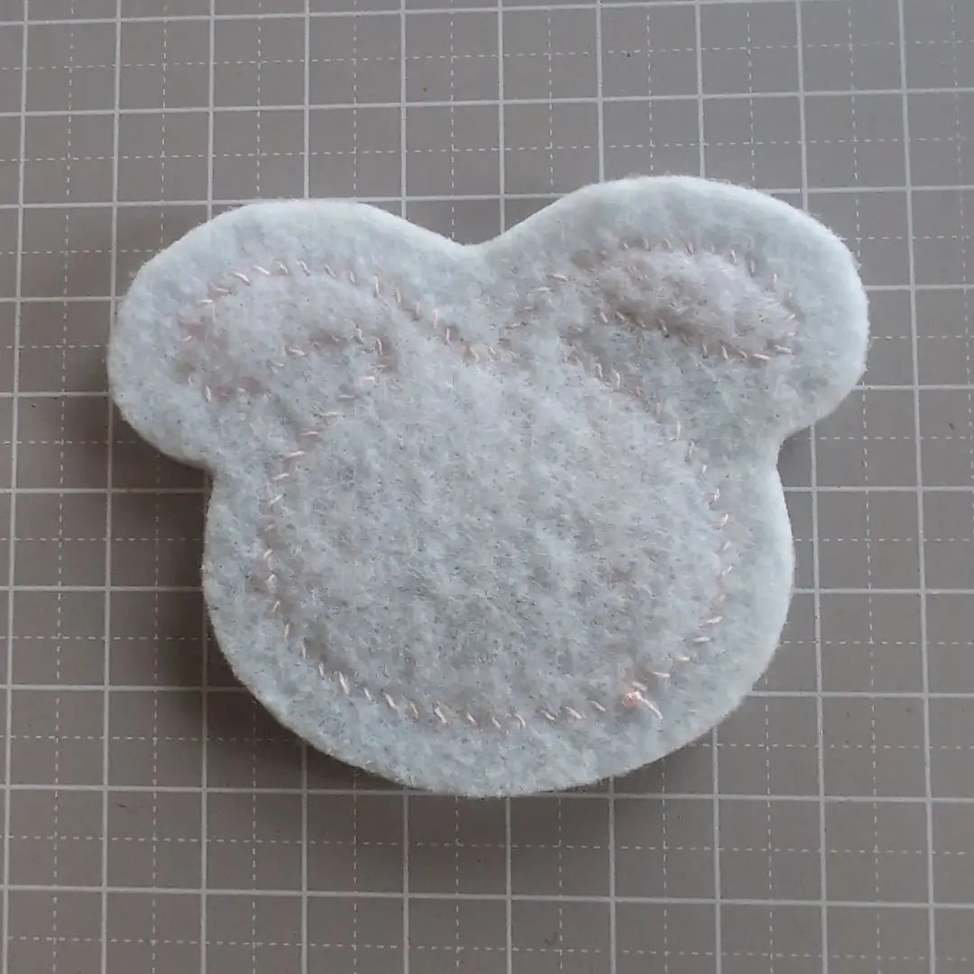 Felt patch handmade rabbit