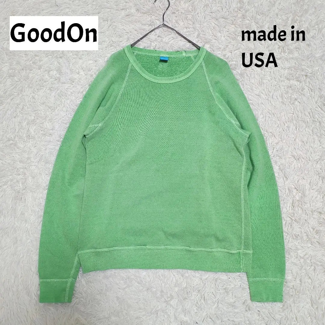 USA made Goodon sweatshirt green