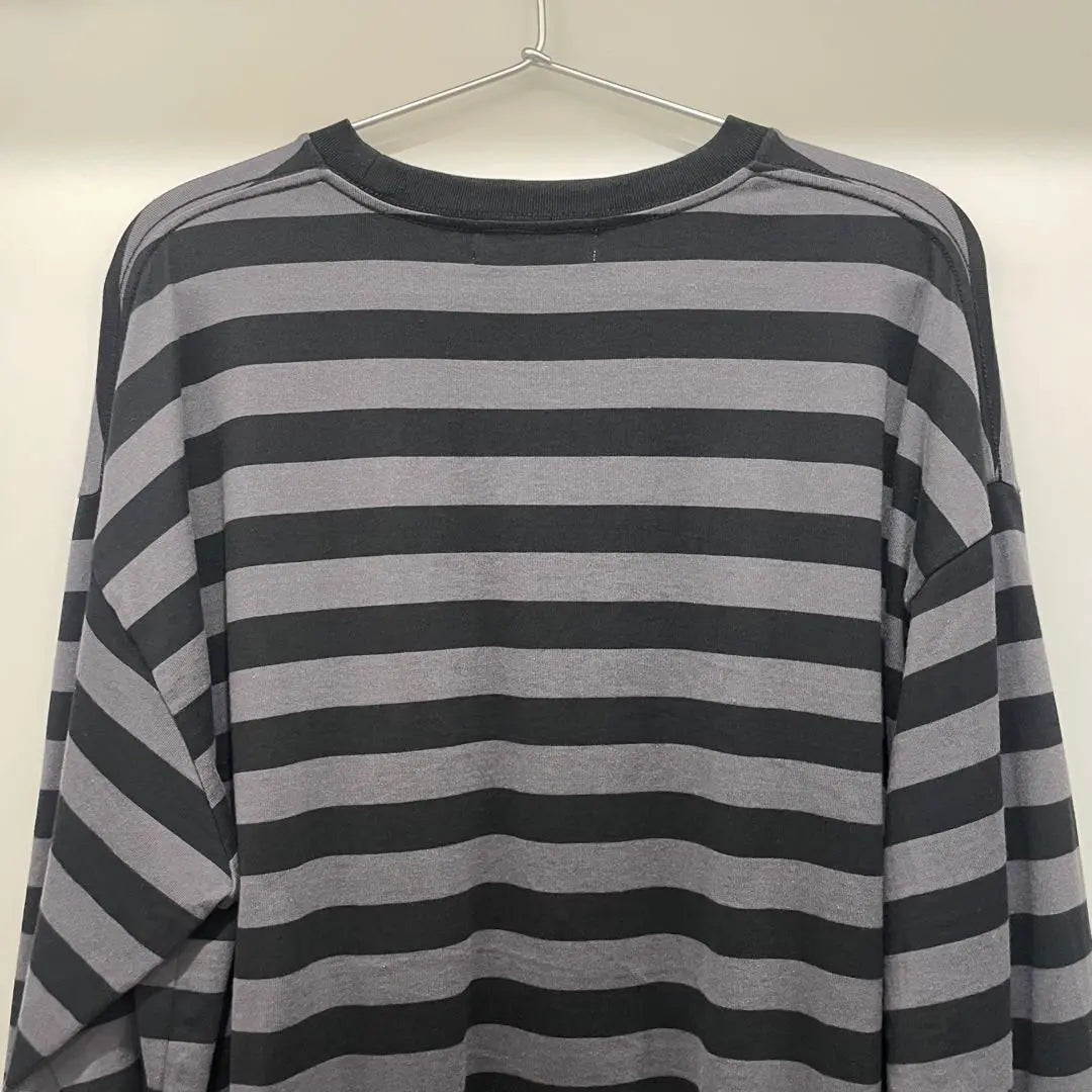 [Good condition] Graphpaper Graphpaper Cut and sew Long T-shirt Black