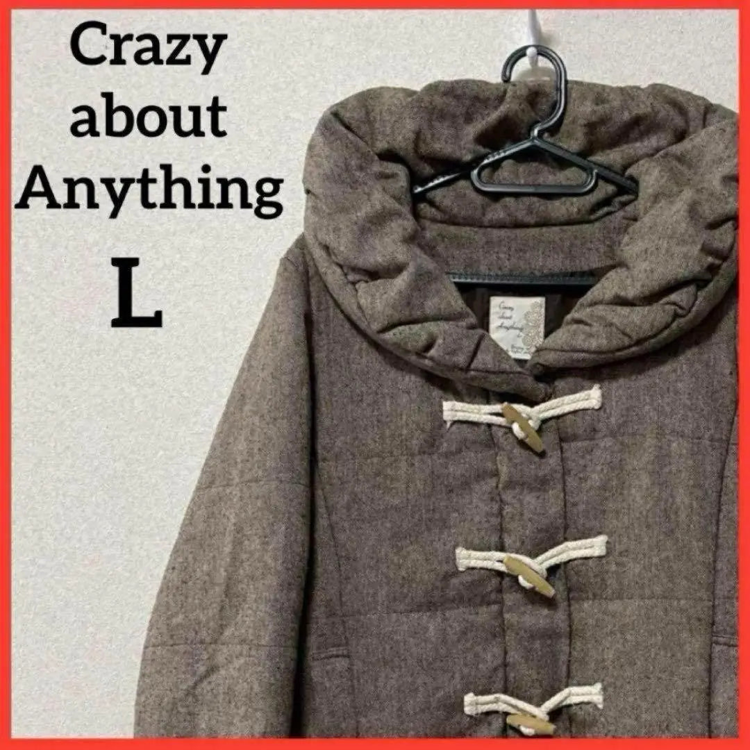 [Raro] Chaqueta acolchada con trenca Crazy about Anything | 【希少】Loco por cualquier cosa ダッフルコート 中綿ジャケット