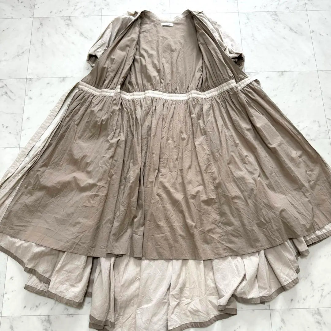 [Good Condition] CASA FLINE Tiered Cache Coeur Dress Linen Belt