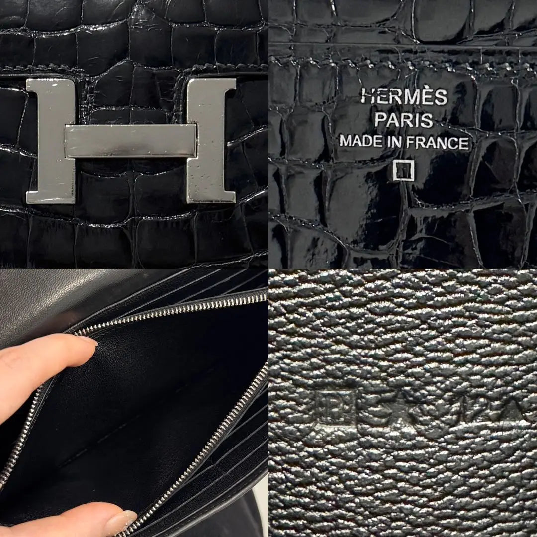 Hermes Constance Long Alligator Black | エルメス コンスタンスロング アリゲーター ブラック