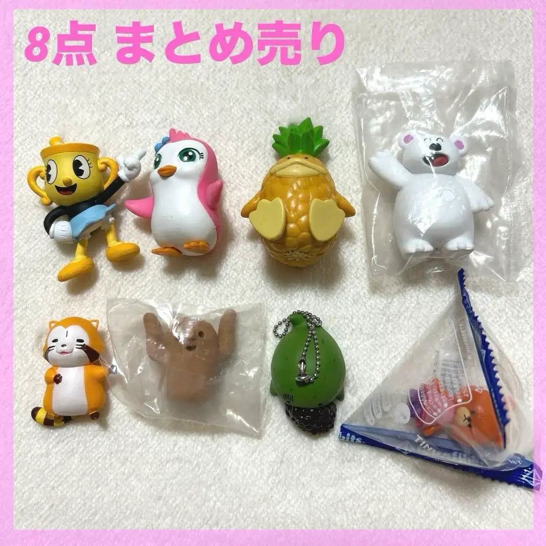 [8 items] Bulk sale Various characters figures Keychains Gacha Gacha