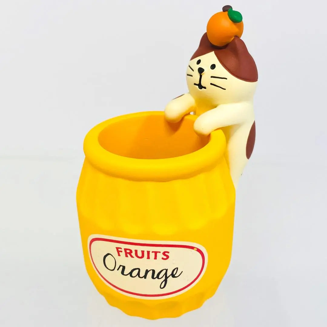 Decoré Concomble Jam Cat Seal Pot Orange New Unused Discontinued Product