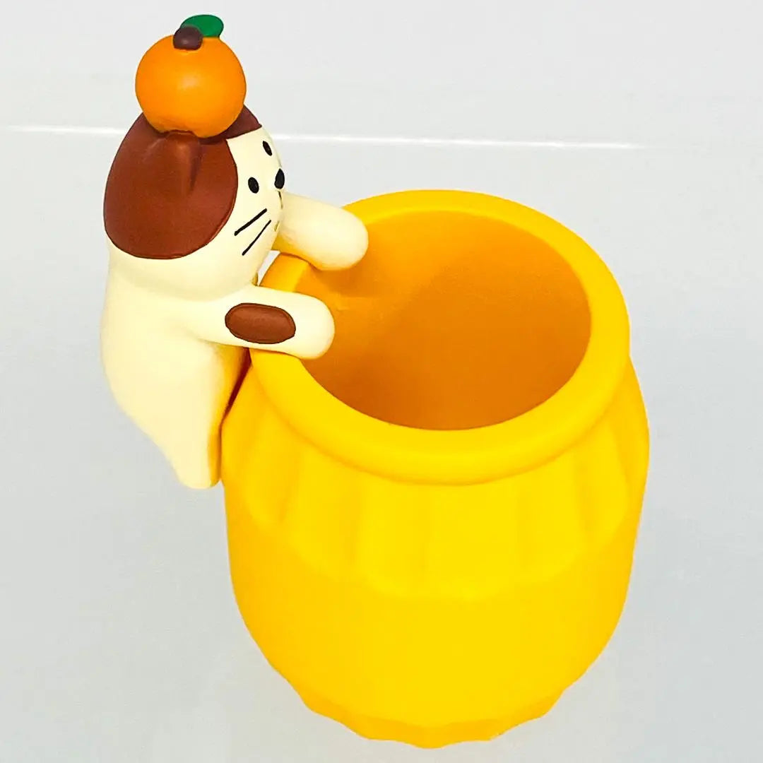 Decoré Concomble Jam Cat Seal Pot Orange New Unused Discontinued Product