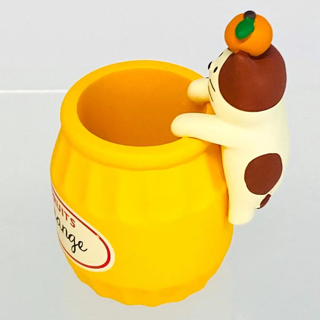 Decoré Concomble Jam Cat Seal Pot Orange New Unused Discontinued Product