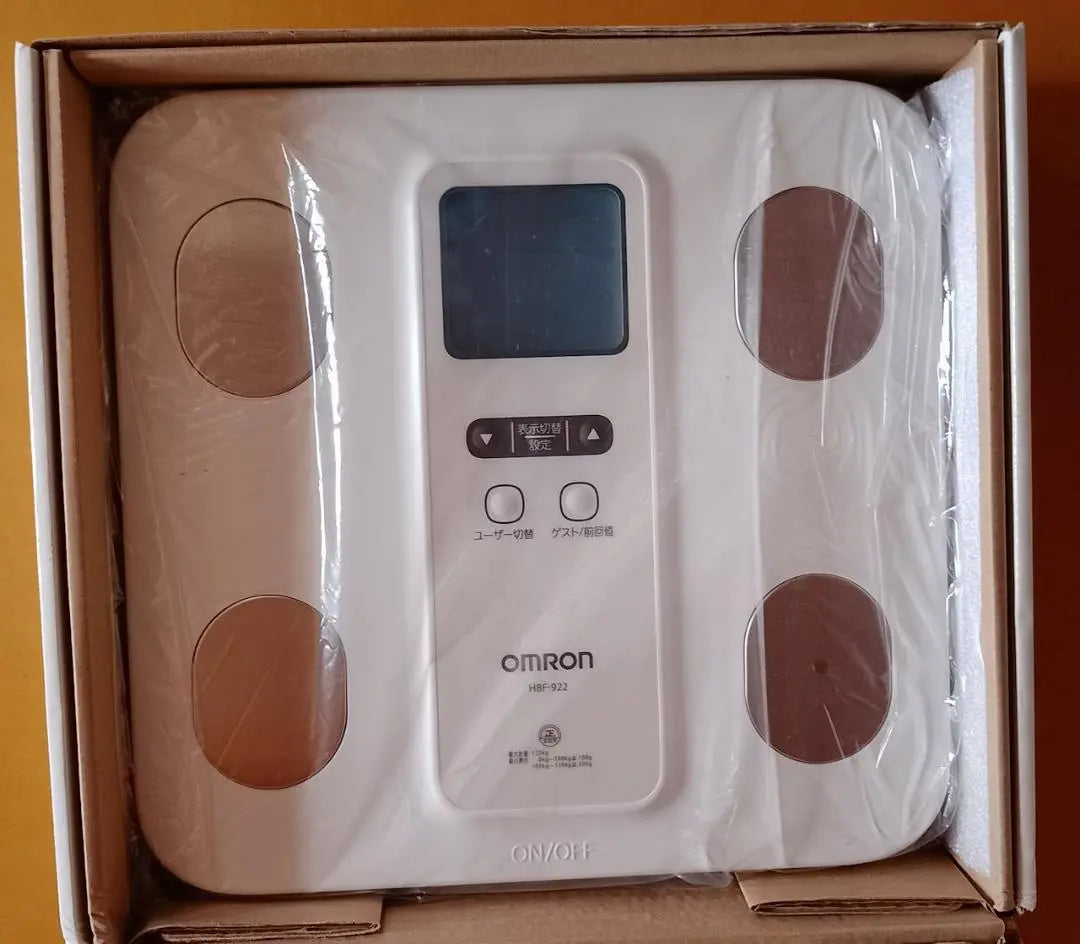 Brand new, unused product, OMRON Body composition scale, Body scan, HBF922