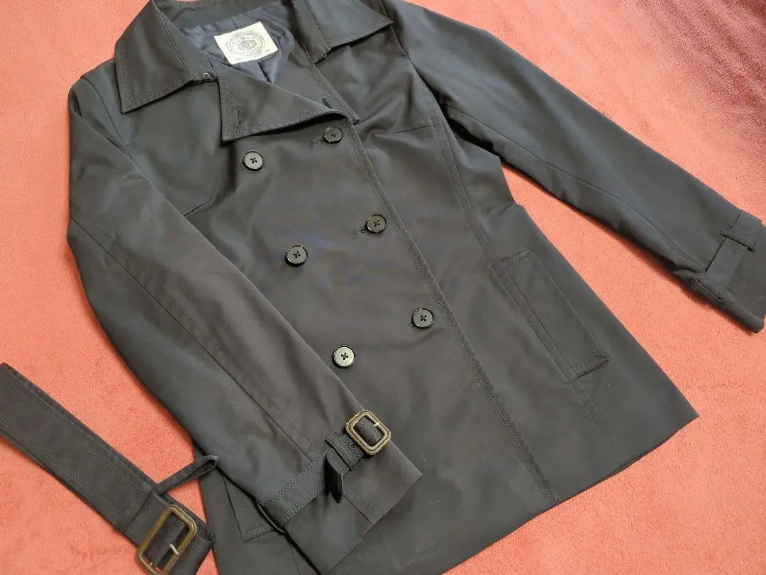 J.Press Black Trench Coat