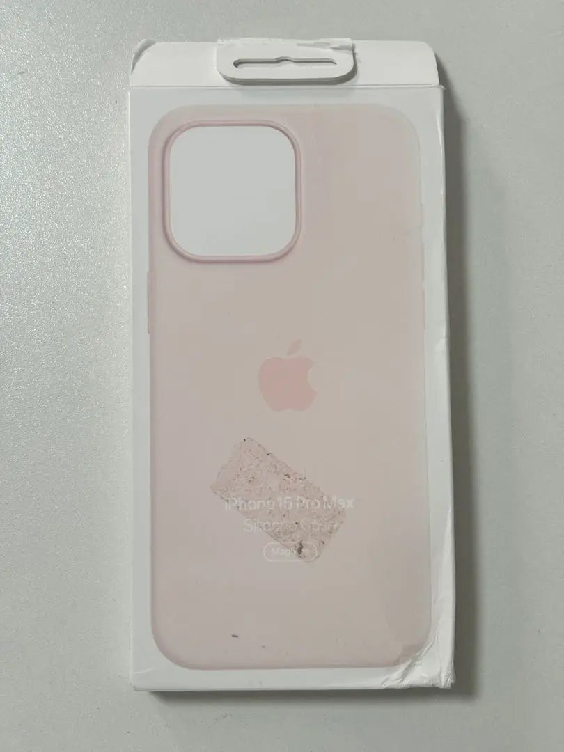 iPhone15 Pro Max Silicone Case Light Pink Good Condition