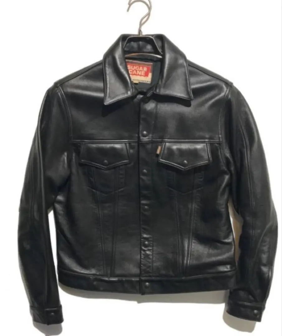 SUGAR CANE Jacket/36/Cowhide/BLK/M81190