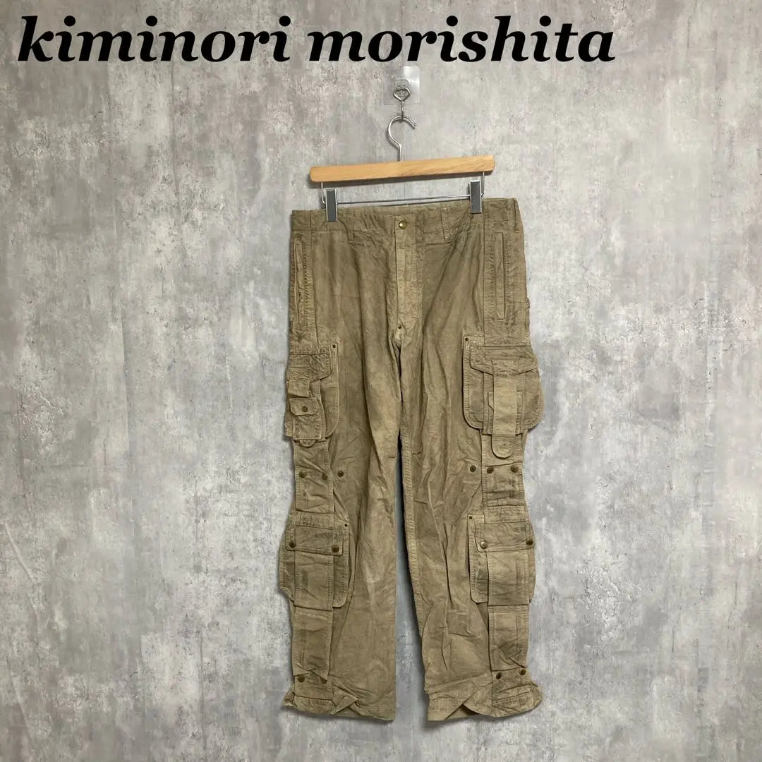 KIMINORI MORISHITA Ildo Coating Cargo Pants Y2K