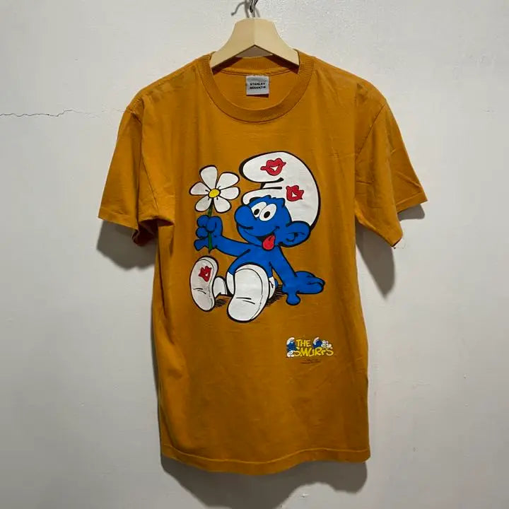 ☆90s☆Stanley DeSantis☆Smurf☆Character T-shirt☆M☆