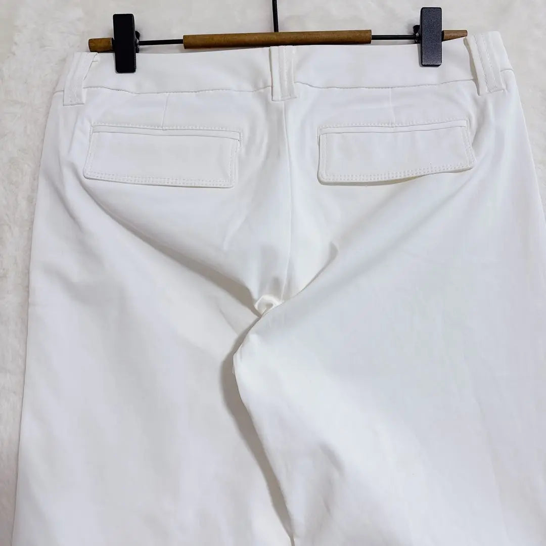 1556 Uniqlo Ultra Stretch Cropped Leggings Pants White White