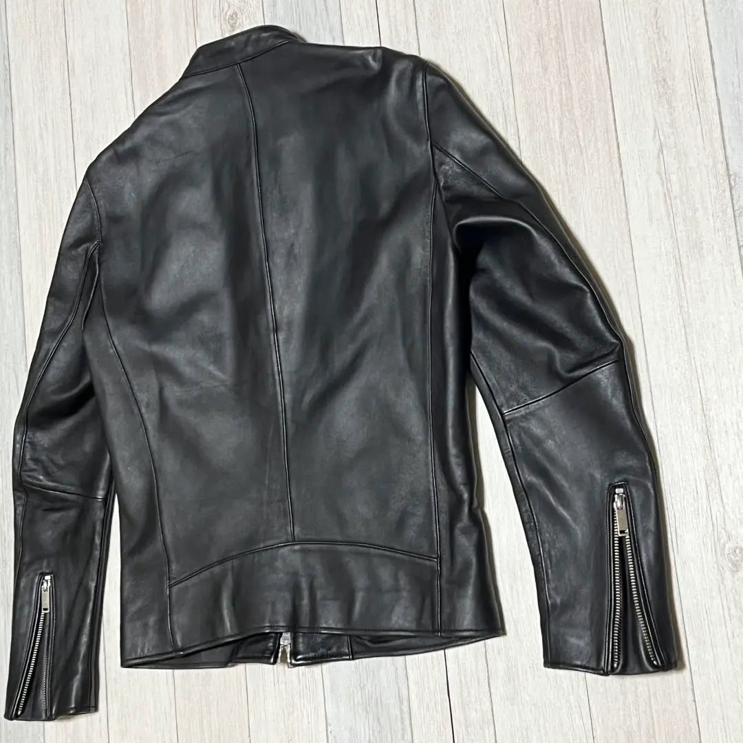 ESTUDIO Chaqueta de Cuero Single Riders Sin Color Iep Cuero 2 | ESTUDIANTE レザージャケット シングルライダース ノーカラー 羊革 2