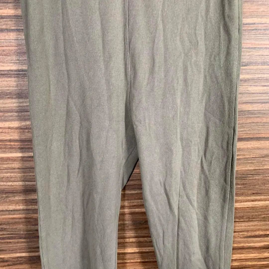 Laclas Co., Ltd. Pants, trousers, size S, green, rayon, elastic waist, plain