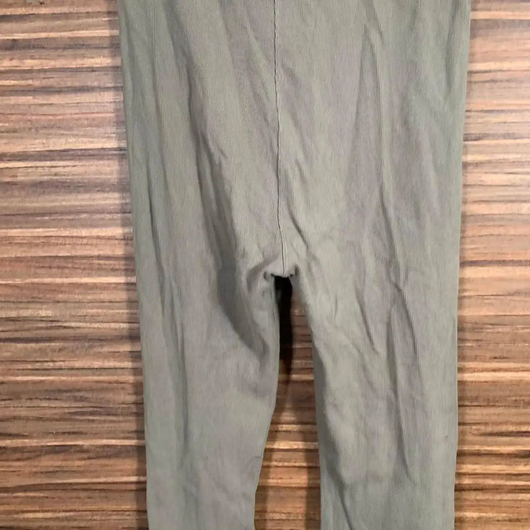 Laclas Co., Ltd. Pants, trousers, size S, green, rayon, elastic waist, plain