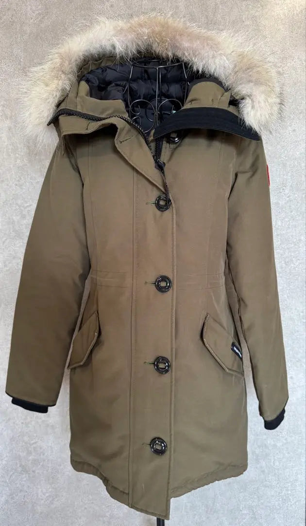 Parka con capucha de piel de plumón Ross Clare de Canada Goose 2580LA