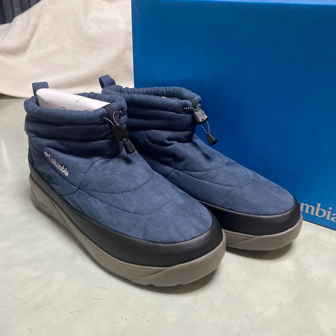 Colombia Short Boots Navy YU0354 New box Snow boots