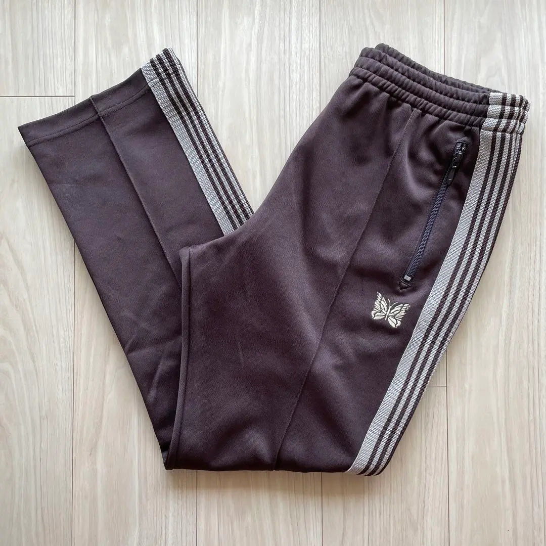 Needles Track Pants Narrow Brown Beige