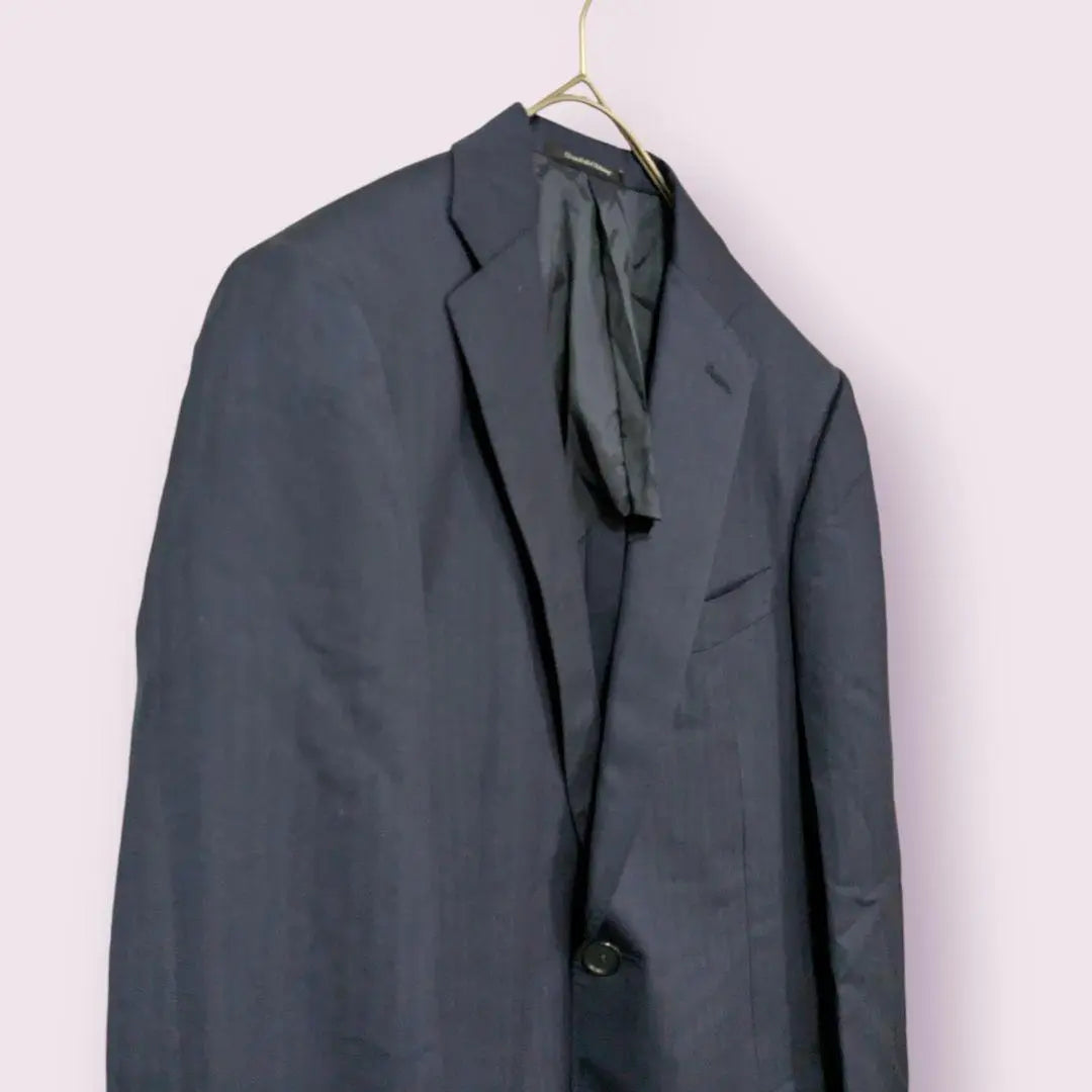 [Green Label Relaxing] Suit Setup Navy Business Top and Bottom