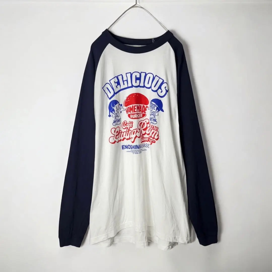 United Athle Long Sleeve Raglan Sleeve Long T-Shirt American Casual