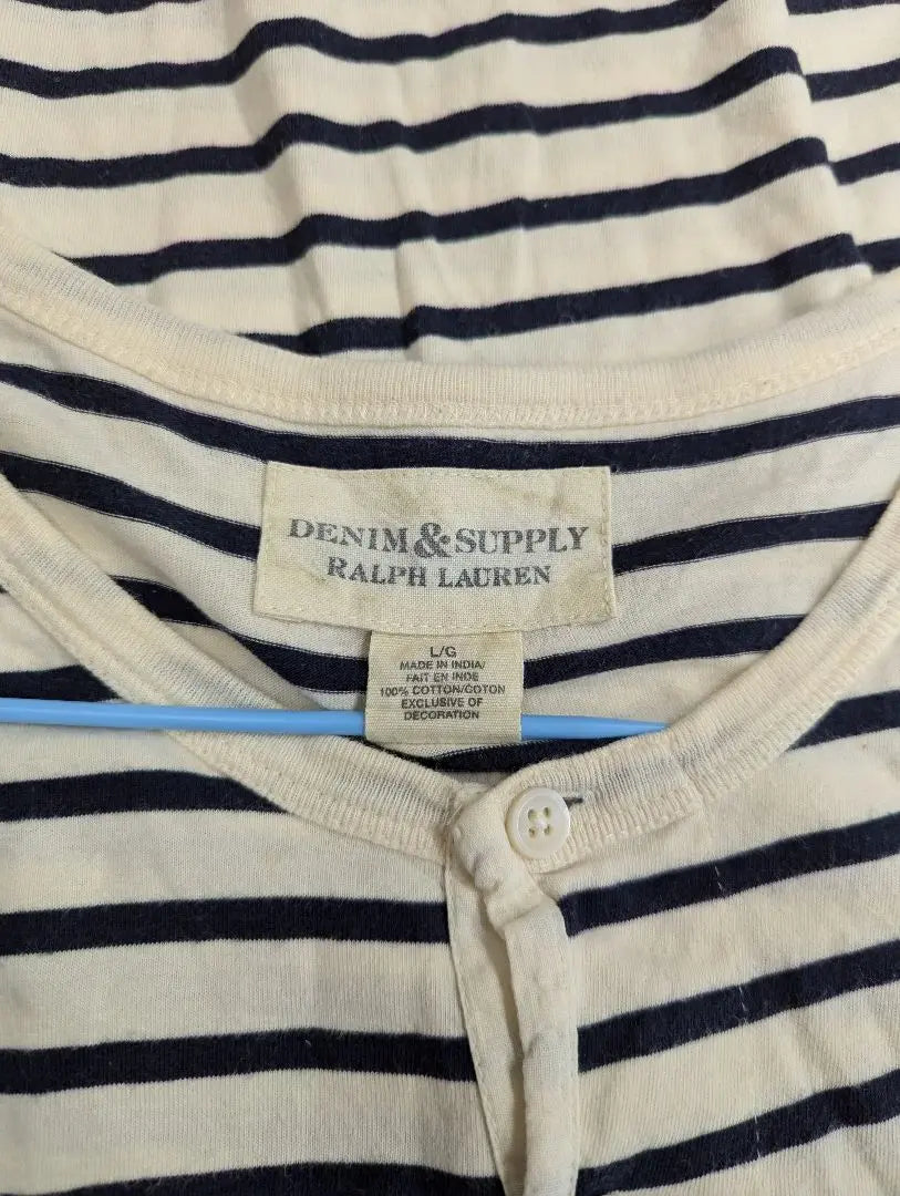 DENIM & SUPPLY RALPH LAUREN Henry Neck Border