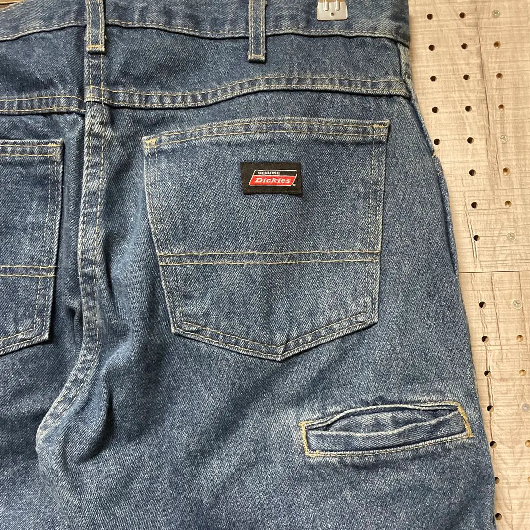 Dark Blue Straight Denim Pants Dickies Painter Pants