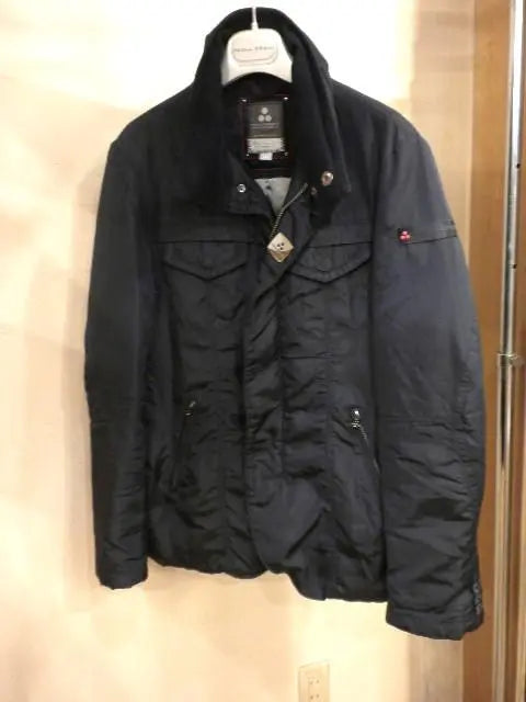 MENS☆彡ITALY "PEUTEREY" ◆Navy! Goose down jacket 44