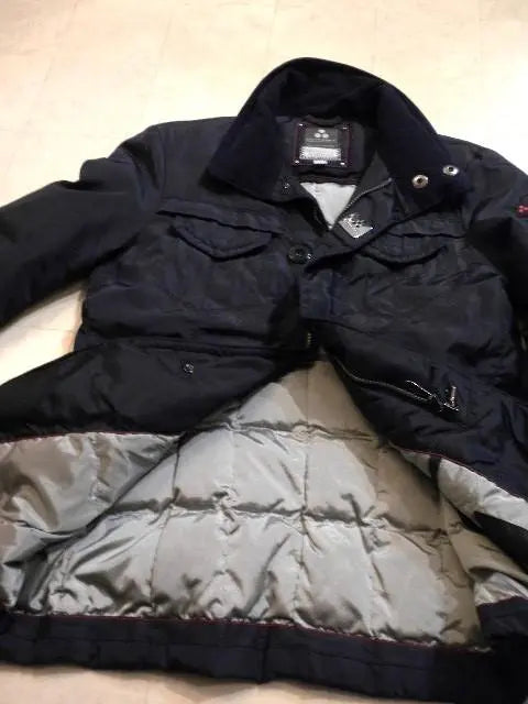 MENS☆彡ITALY "PEUTEREY" ◆Navy! Goose down jacket 44