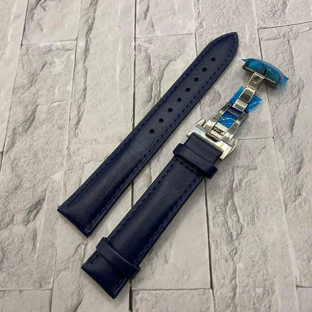 Watch belt 24mm Plain D buckle PU leather replacement belt watch band | 腕時計ベルト 24mm プレーン Dバックル PUレザー 交換ベルト 時計バンド