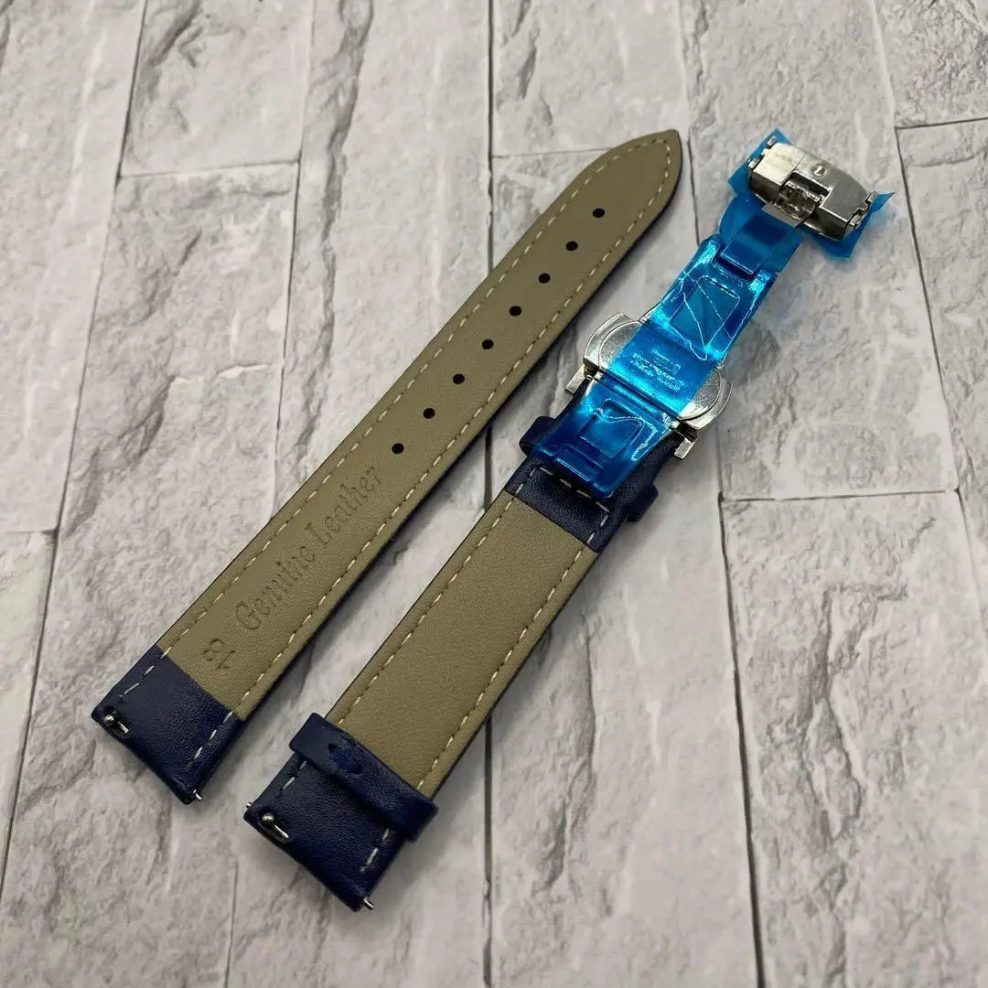 Watch belt 24mm Plain D buckle PU leather replacement belt watch band | 腕時計ベルト 24mm プレーン Dバックル PUレザー 交換ベルト 時計バンド