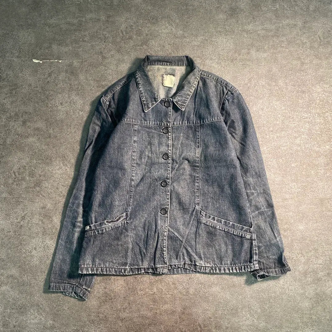 [Miss] 80's denim jacket G Jean used clothes USED 6TAS2