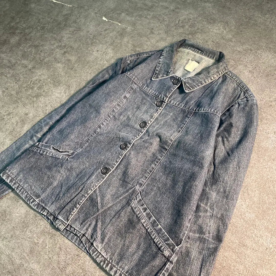 [Miss] 80's denim jacket G Jean used clothes USED 6TAS2