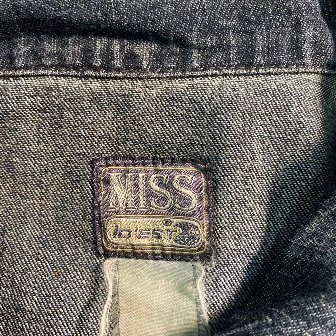 [Miss] 80's denim jacket G Jean used clothes USED 6TAS2