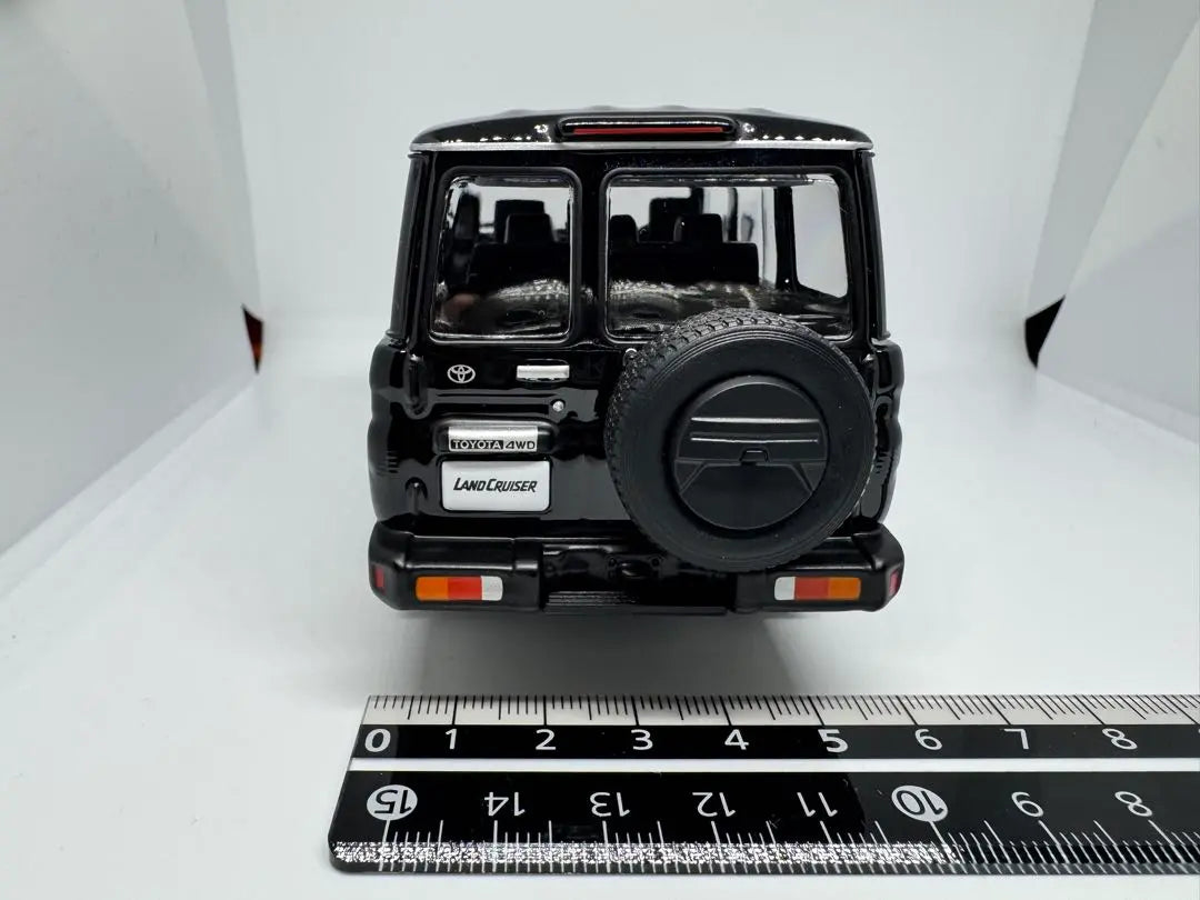 [With original box] Land Cruiser 70 color sample minicar black 218