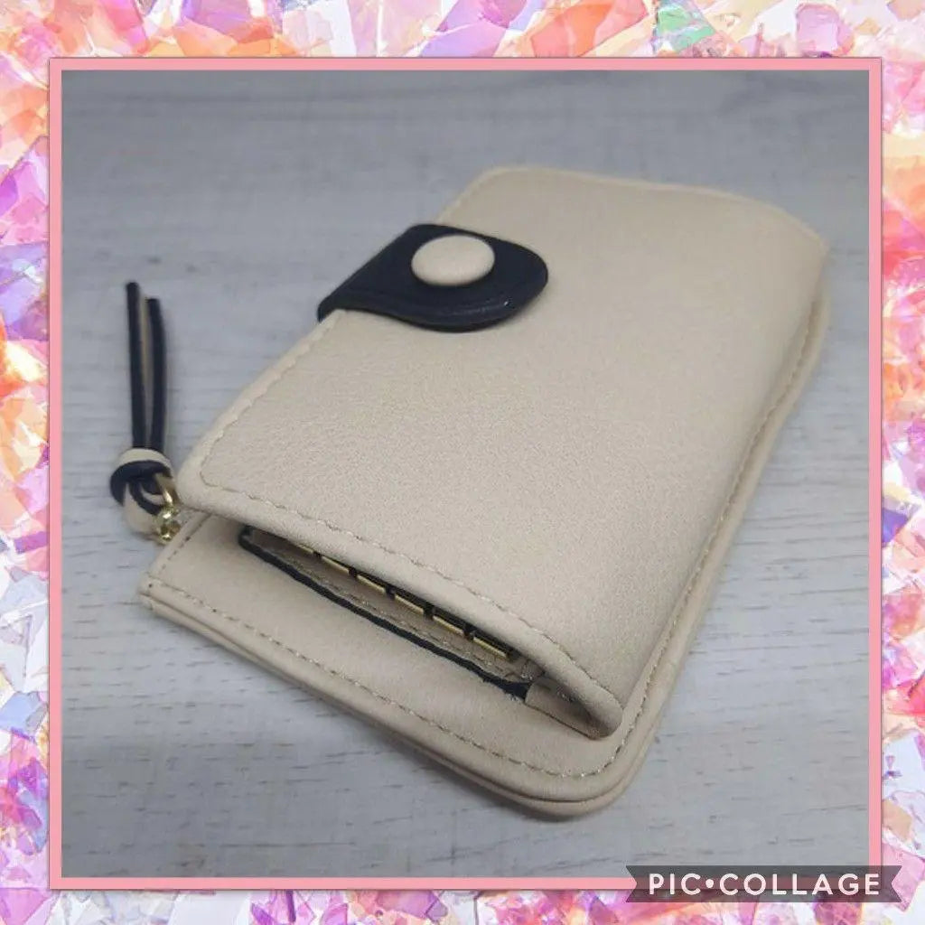 Multi-key case new coin case beige cute free shipping card