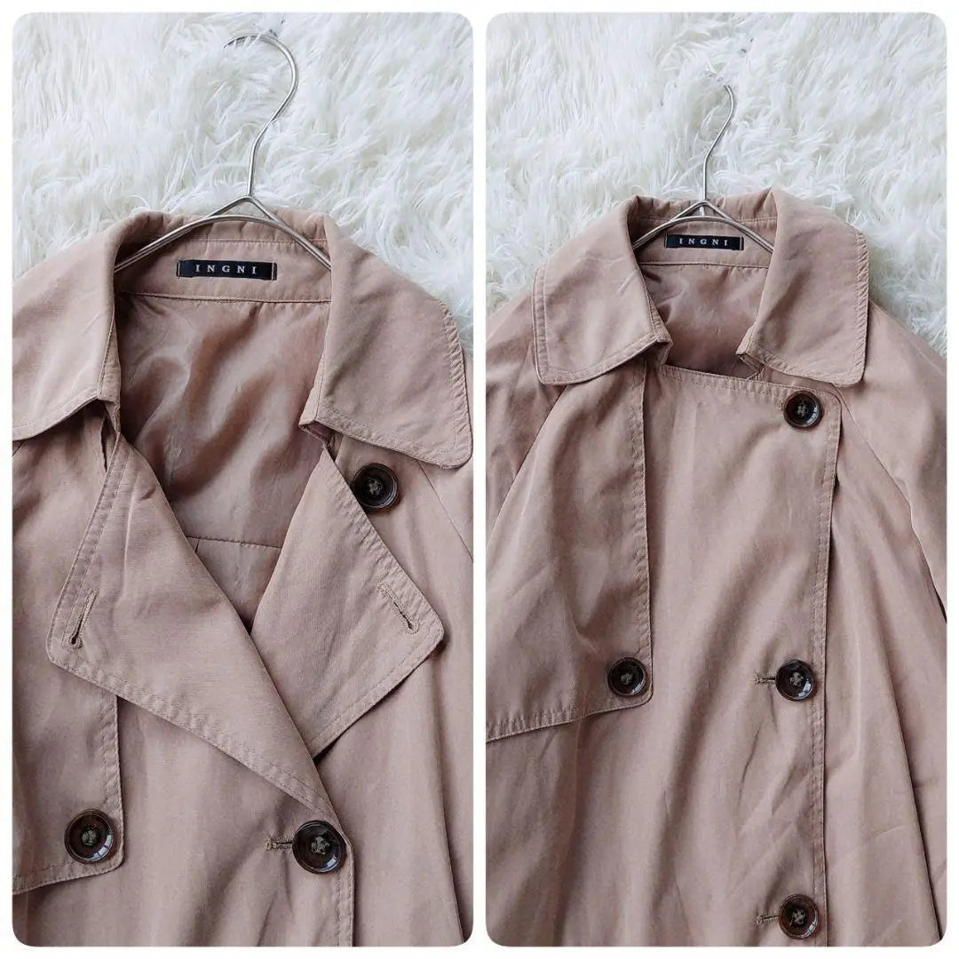 [INGNI] INGNI ING (M) Trench coat Spring coat Long Thin