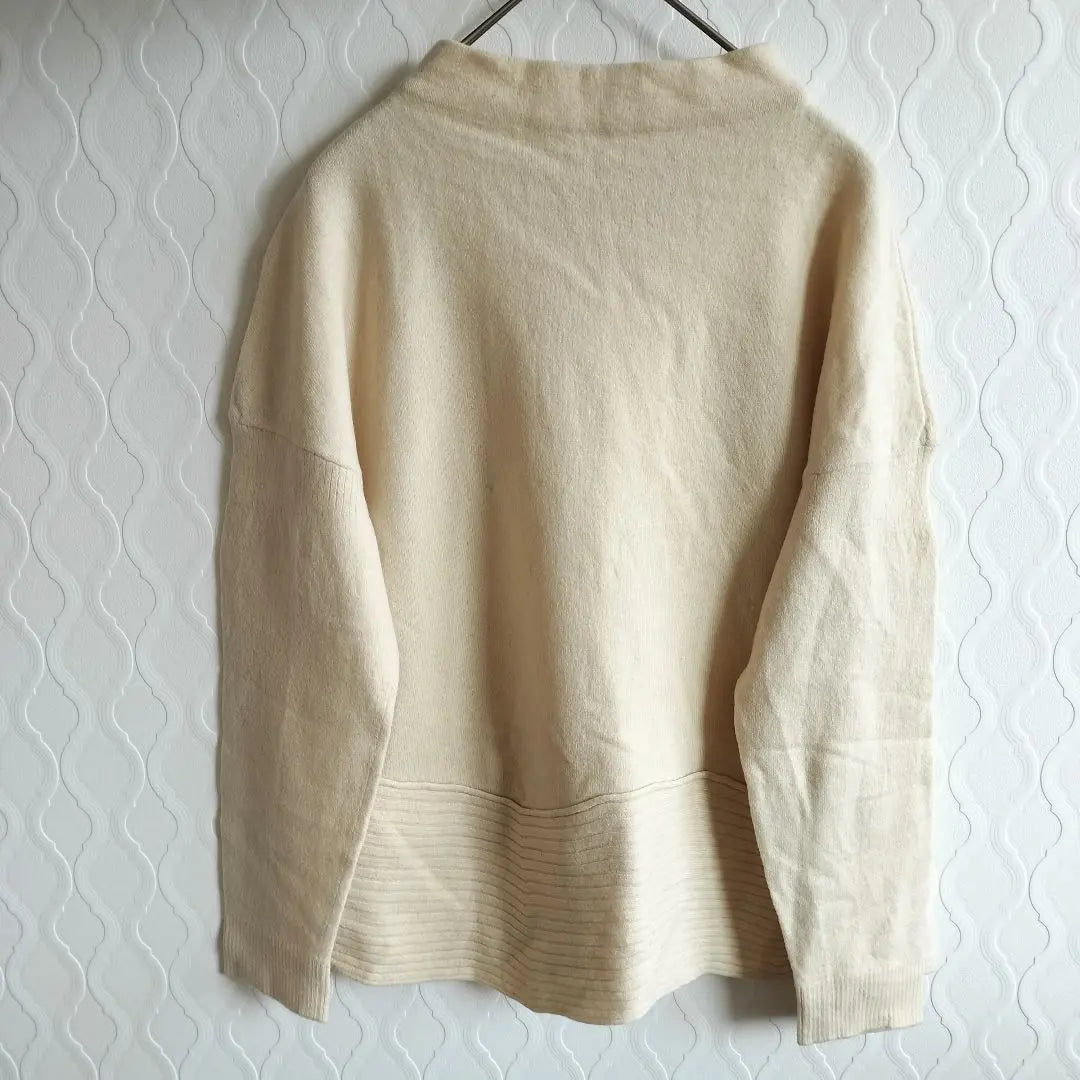 ✨HIROKO BIS✨HIROKO BIS 100% wool long sleeve cut and sew [9] Tops