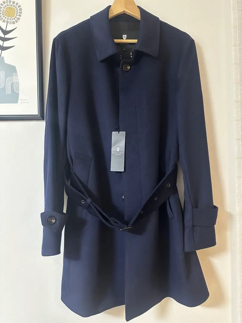 << New unused >> Black label crest bridge 100%coat M size