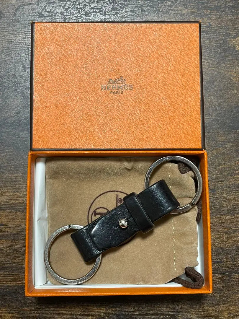 Hermes Leather Key Ring