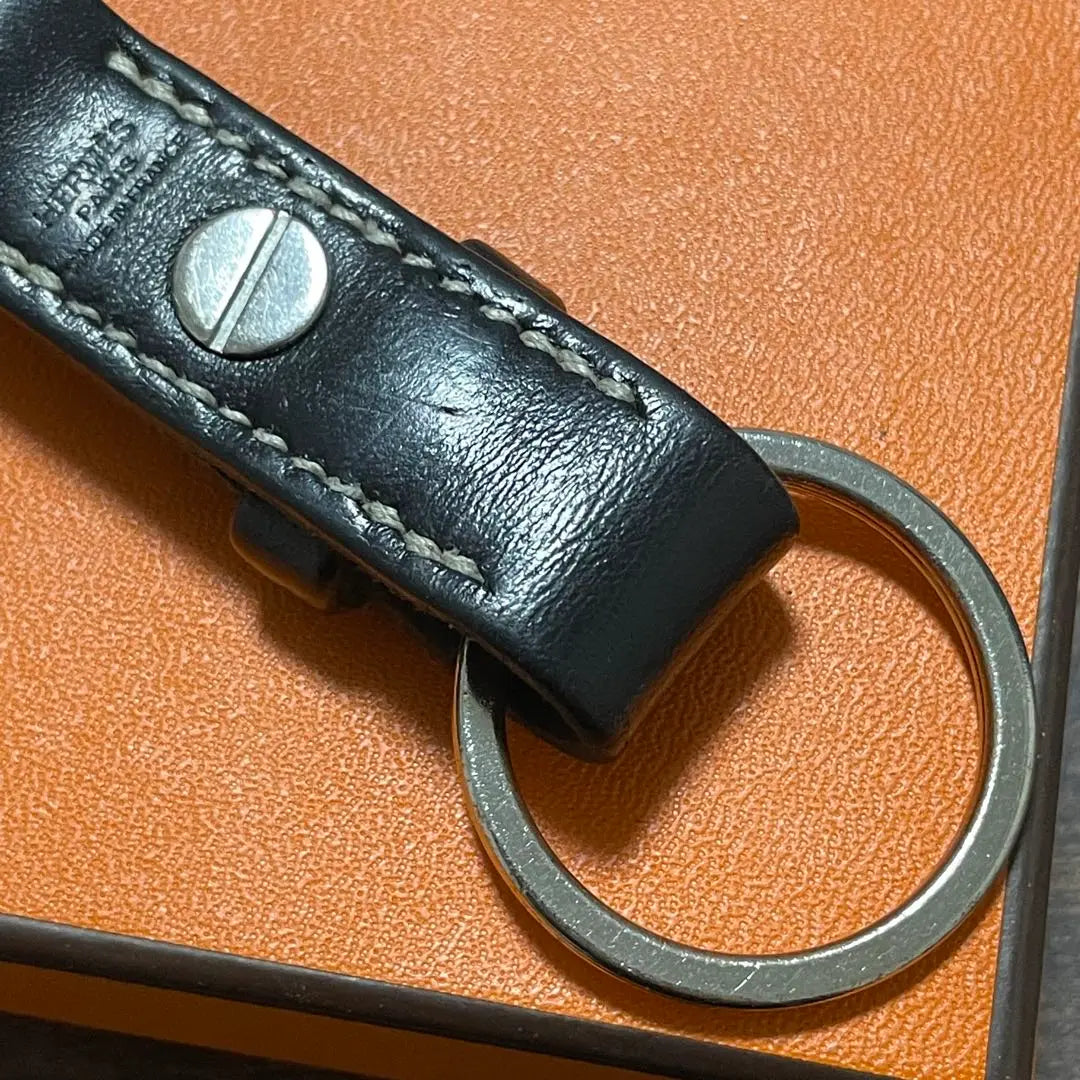 Hermes Leather Key Ring